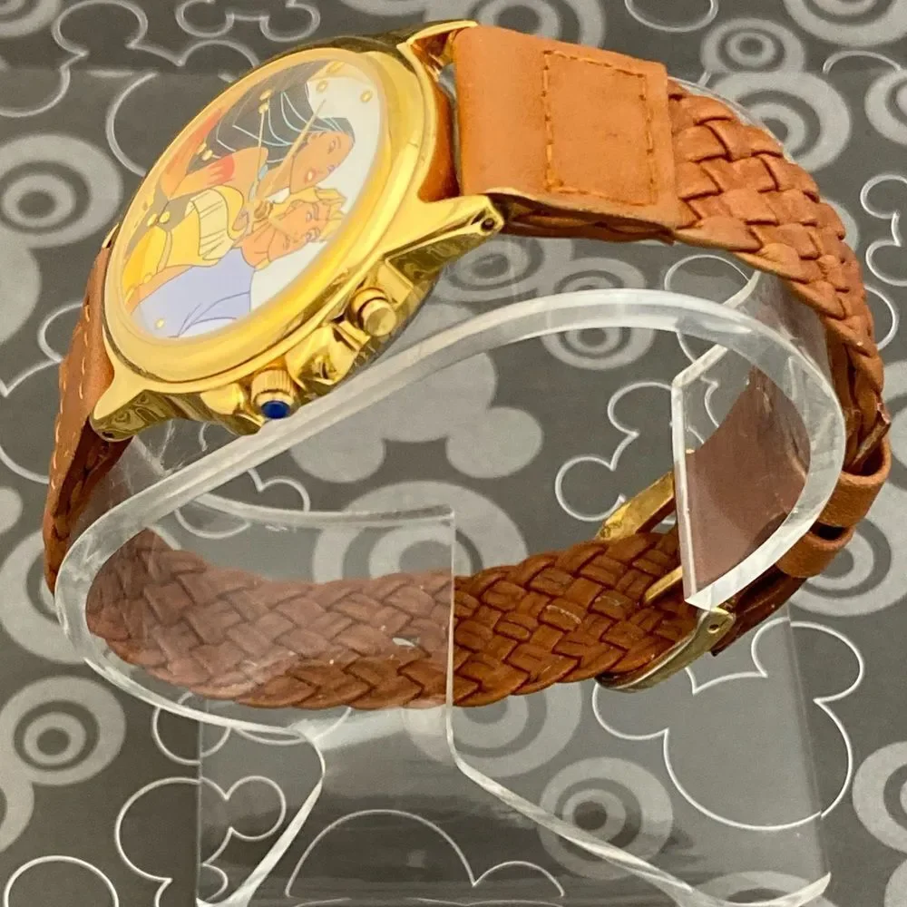 Vintage Disney Pocahontas Musical Swiss Quartz Watch Plays “Colors of the Wind” - Picture 6 of 16